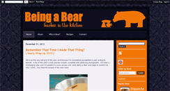 Desktop Screenshot of beingabear.com