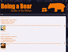 Tablet Screenshot of beingabear.com